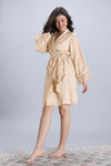 Zivame Luxe Satin 5 Pc Sleep Set - Sun Kiss — thumbnail 3